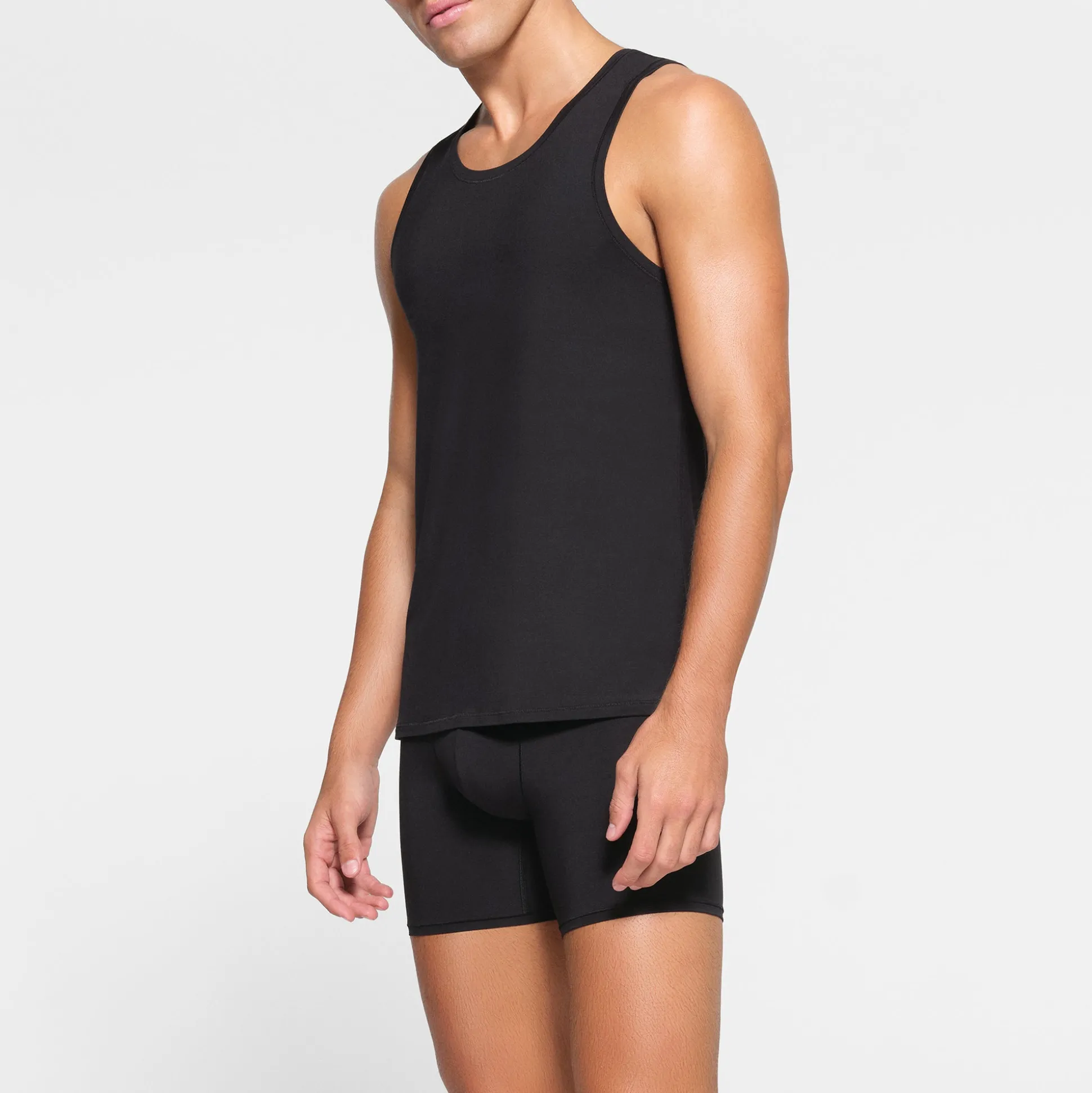 SKIMS STRETCH MENS TANK 3-PACK | OBSIDIAN