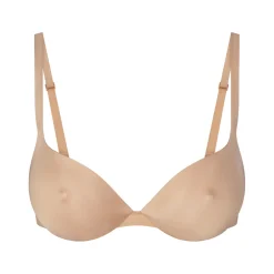 SKIMS ULTIMATE BRA NIPPLE PUSH-UP BRA | CLAY