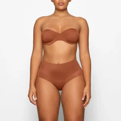 SMOOTHING INTIMATES HIGH-WAISTED BRIEF | BRONZE