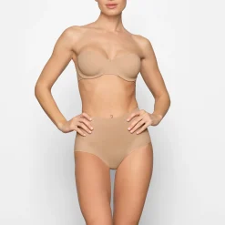 SMOOTHING INTIMATES UNLINED STRAPLESS BRA | CLAY
