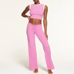 SOFT LOUNGE DRAWSTRING PANT | BLUSH
