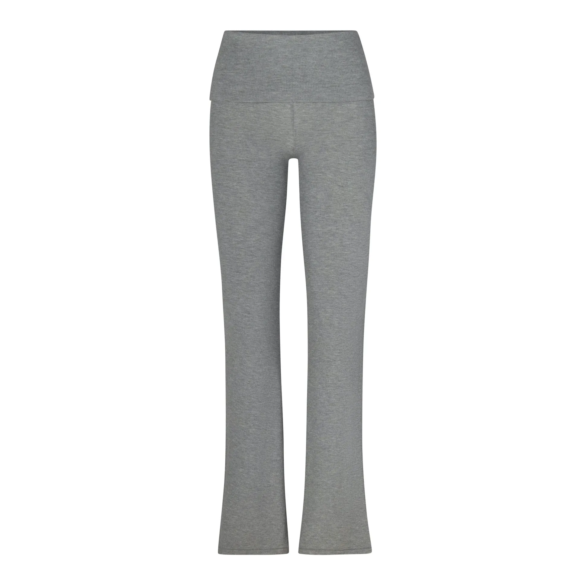 SOFT LOUNGE FOLDOVER PANT | HEATHER GREY