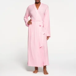 SOFT LOUNGE LONG ROBE | CHERRY BLOSSOM