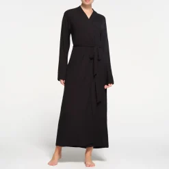 SOFT LOUNGE LONG ROBE | ONYX