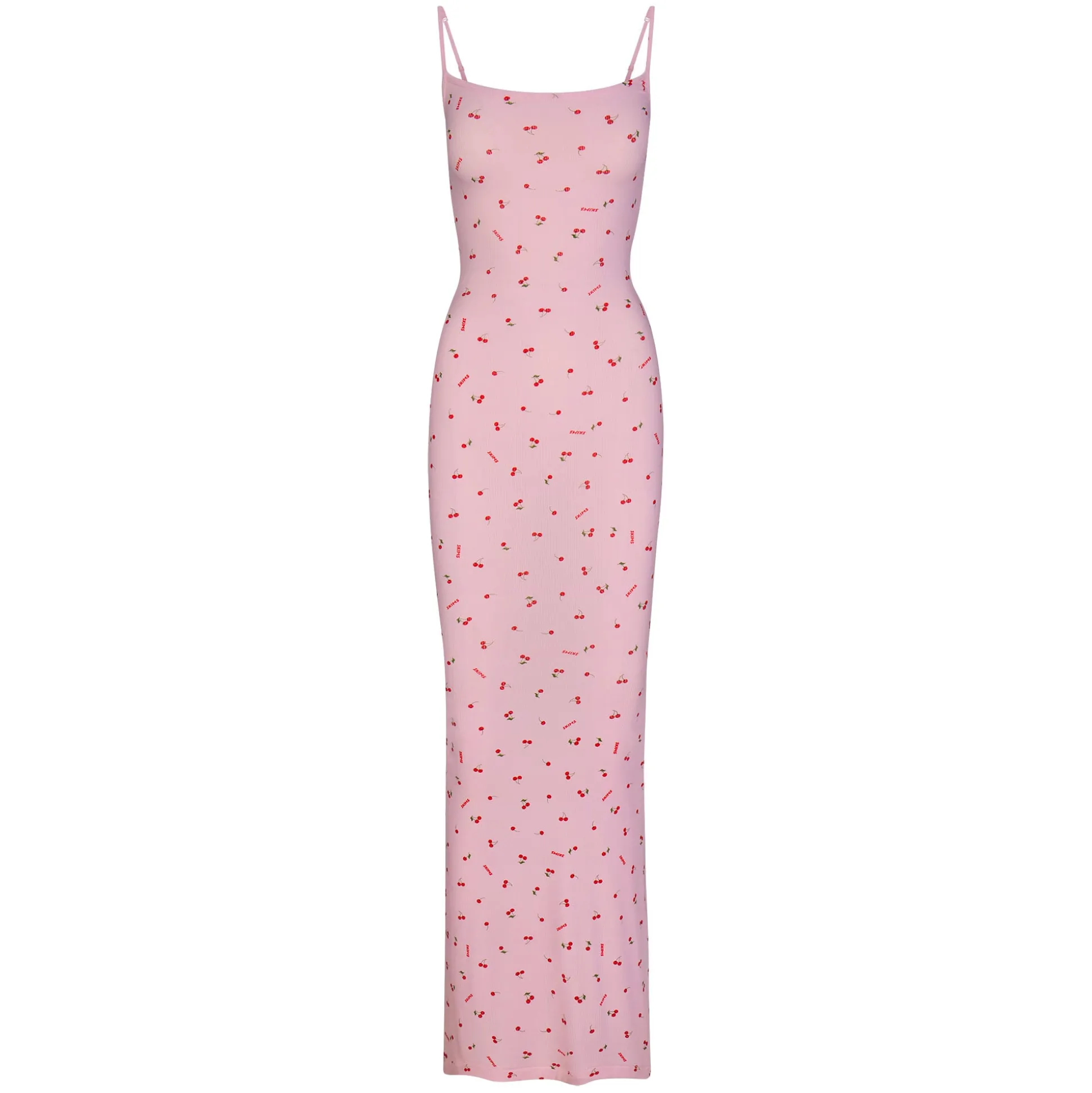 SOFT LOUNGE LONG SLIP DRESS | CHERRY BLOSSOM PRINT
