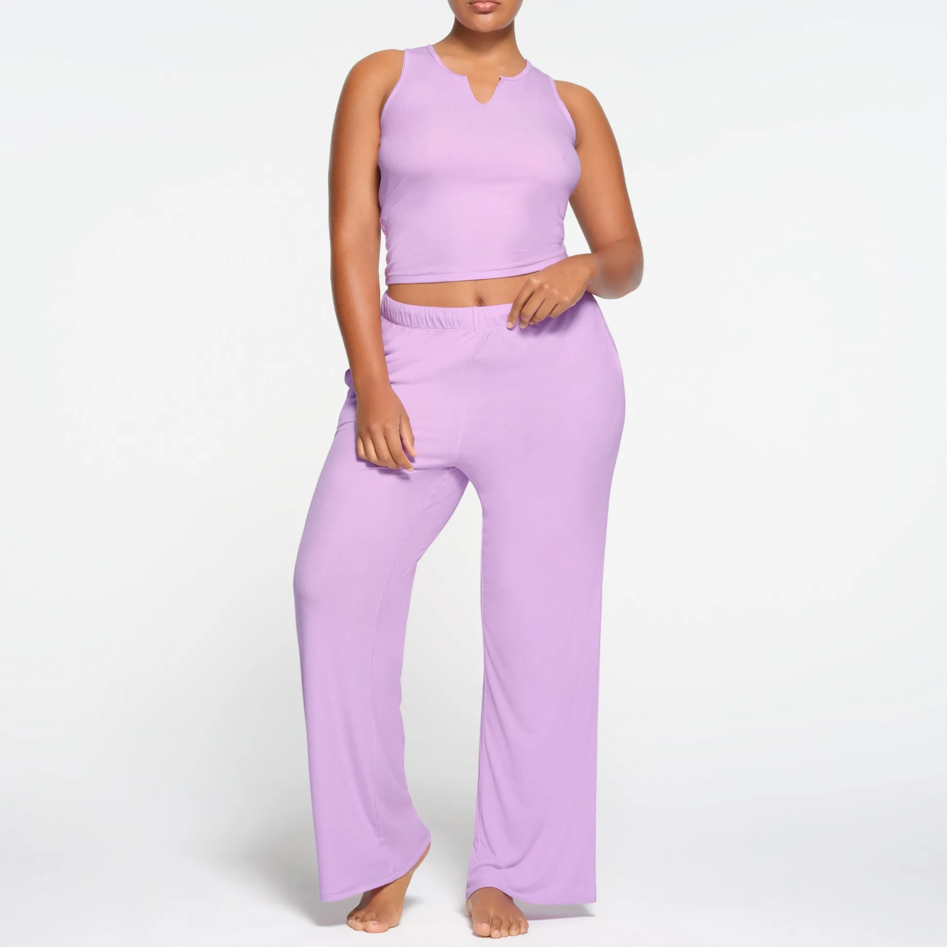 SOFT LOUNGE LOOSE PANT | SUGAR PLUM