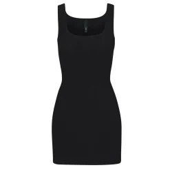 SOFT LOUNGE MINI DRESS | ONYX
