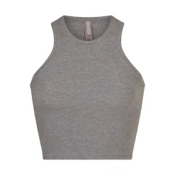 SOFT LOUNGE RACER TANK | HEATHER GREY