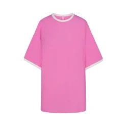 SOFT LOUNGE RINGER T-SHIRT MINI DRESS | BLUSH