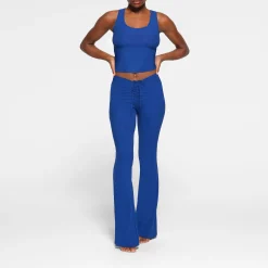 SOFT LOUNGE RUCHED PANT | COBALT