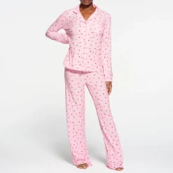 SOFT LOUNGE SLEEP SET | CHERRY BLOSSOM PRINT