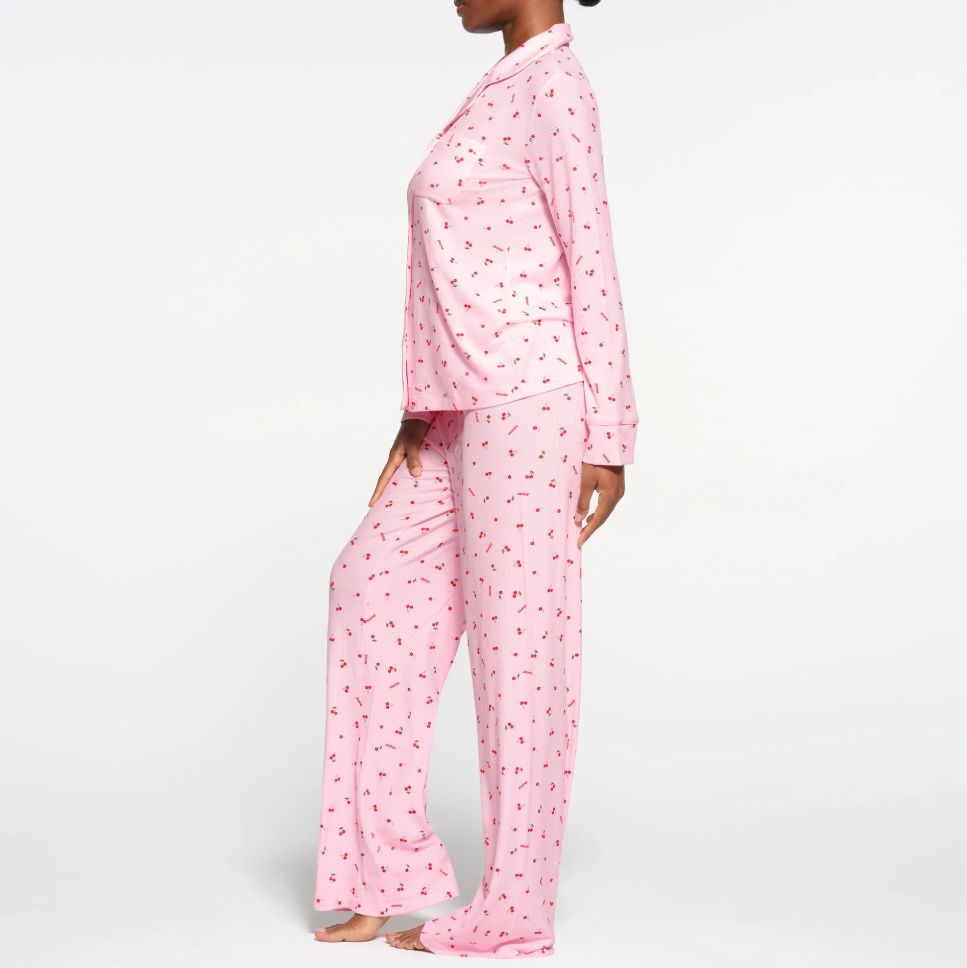 SOFT LOUNGE SLEEP SET | CHERRY BLOSSOM PRINT