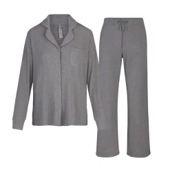 SOFT LOUNGE SLEEP SET | HEATHER GREY