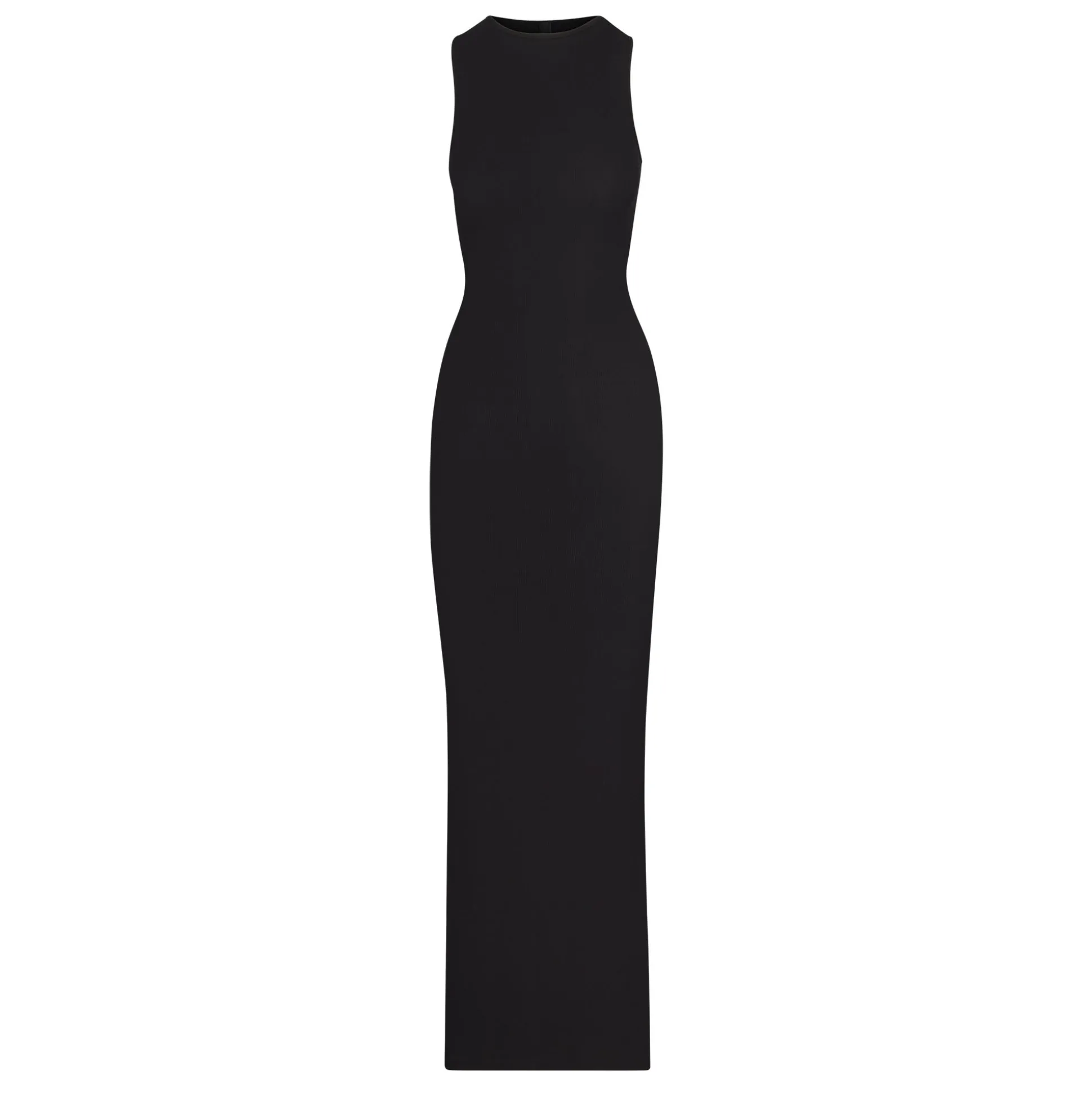SOFT LOUNGE SLEEVELESS LONG DRESS | ONYX