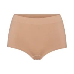 SOFT SMOOTHING SEAMLESS BOY SHORT | OCHRE