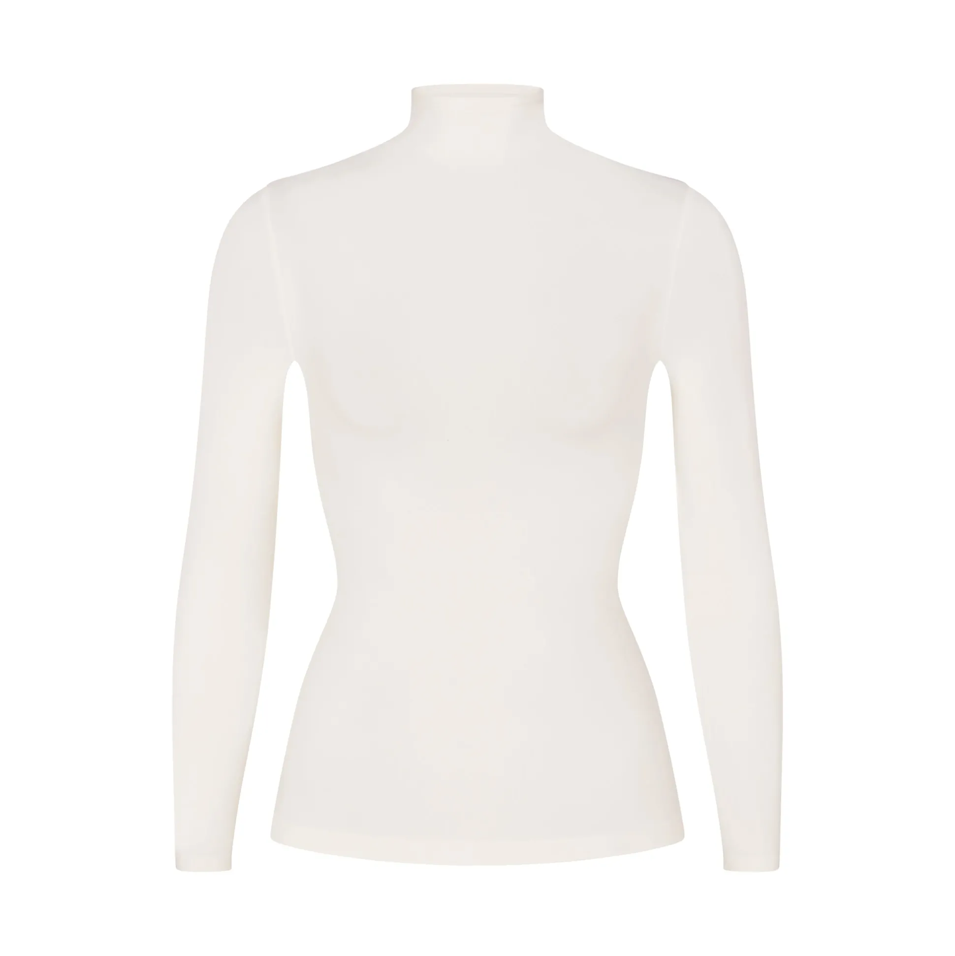 SOFT SMOOTHING SEAMLESS TURTLENECK TOP | MARBLE