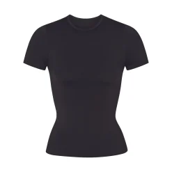 SOFT SMOOTHING SEAMLESS T-SHIRT | GRAPHITE