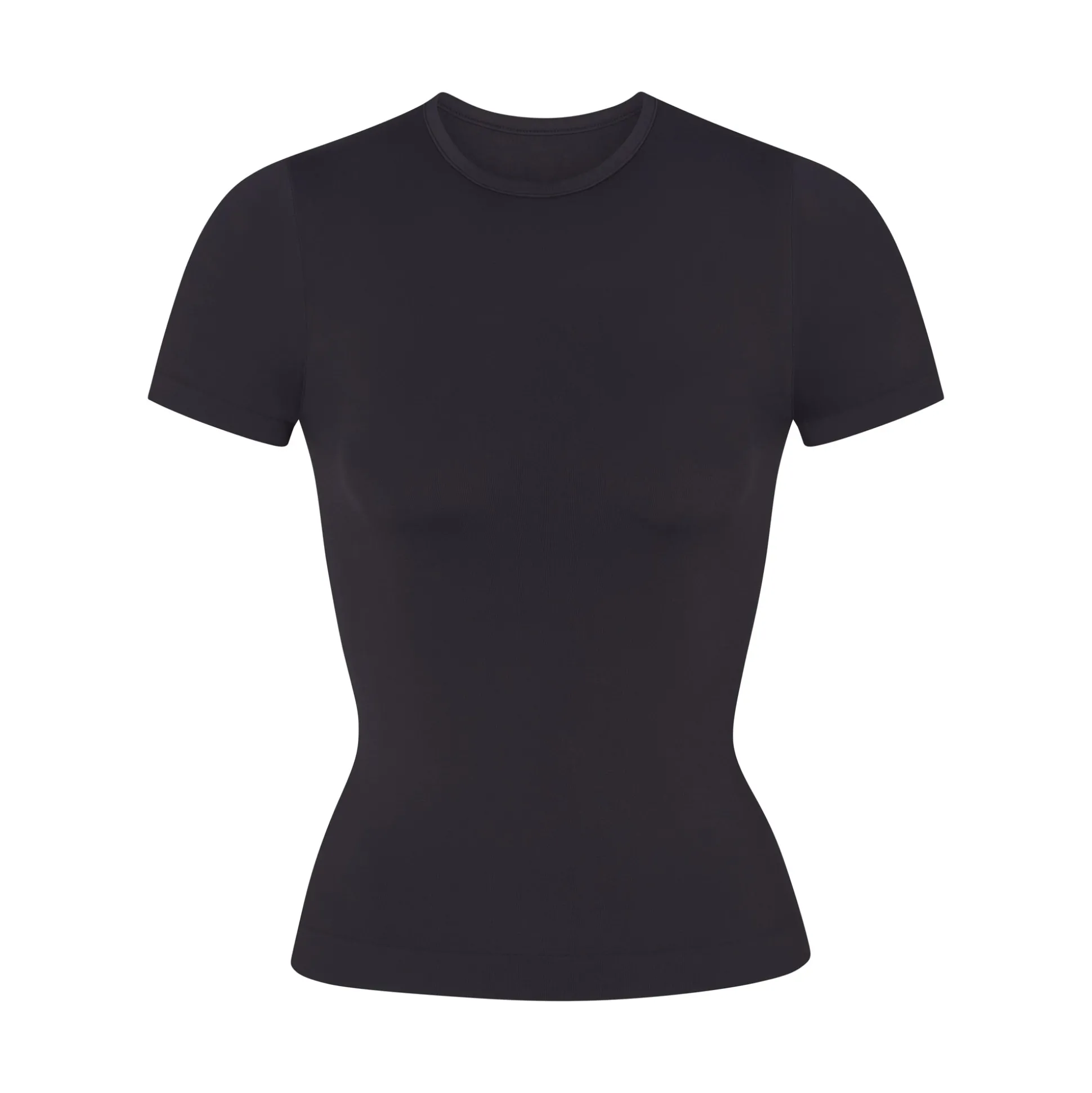 SOFT SMOOTHING SEAMLESS T-SHIRT | GRAPHITE