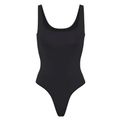 SOFT SMOOTHING SEAMLESS THONG BODYSUIT | ONYX