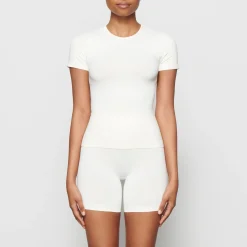 SOFT SMOOTHING SEAMLESS T-SHIRT | MARBLE