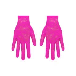 STRETCH LACE GLOVES | NEON PINK