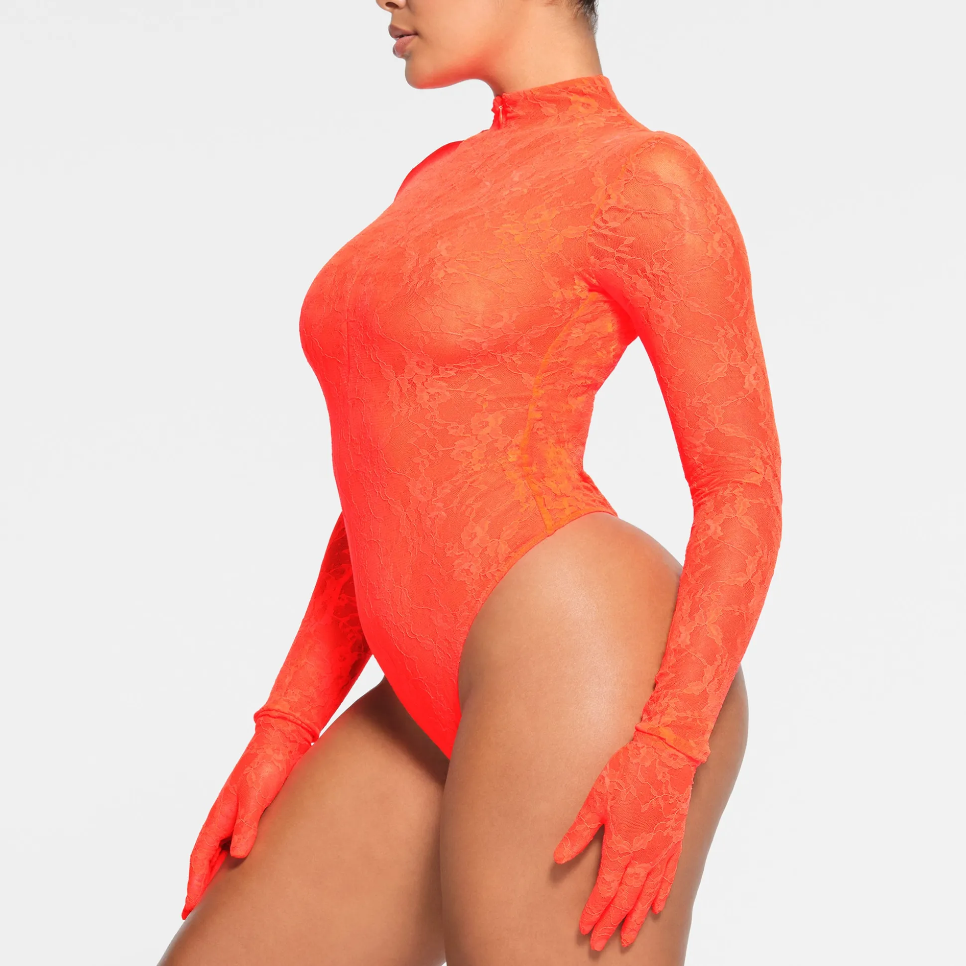 STRETCH LACE GLOVES | SUNSET