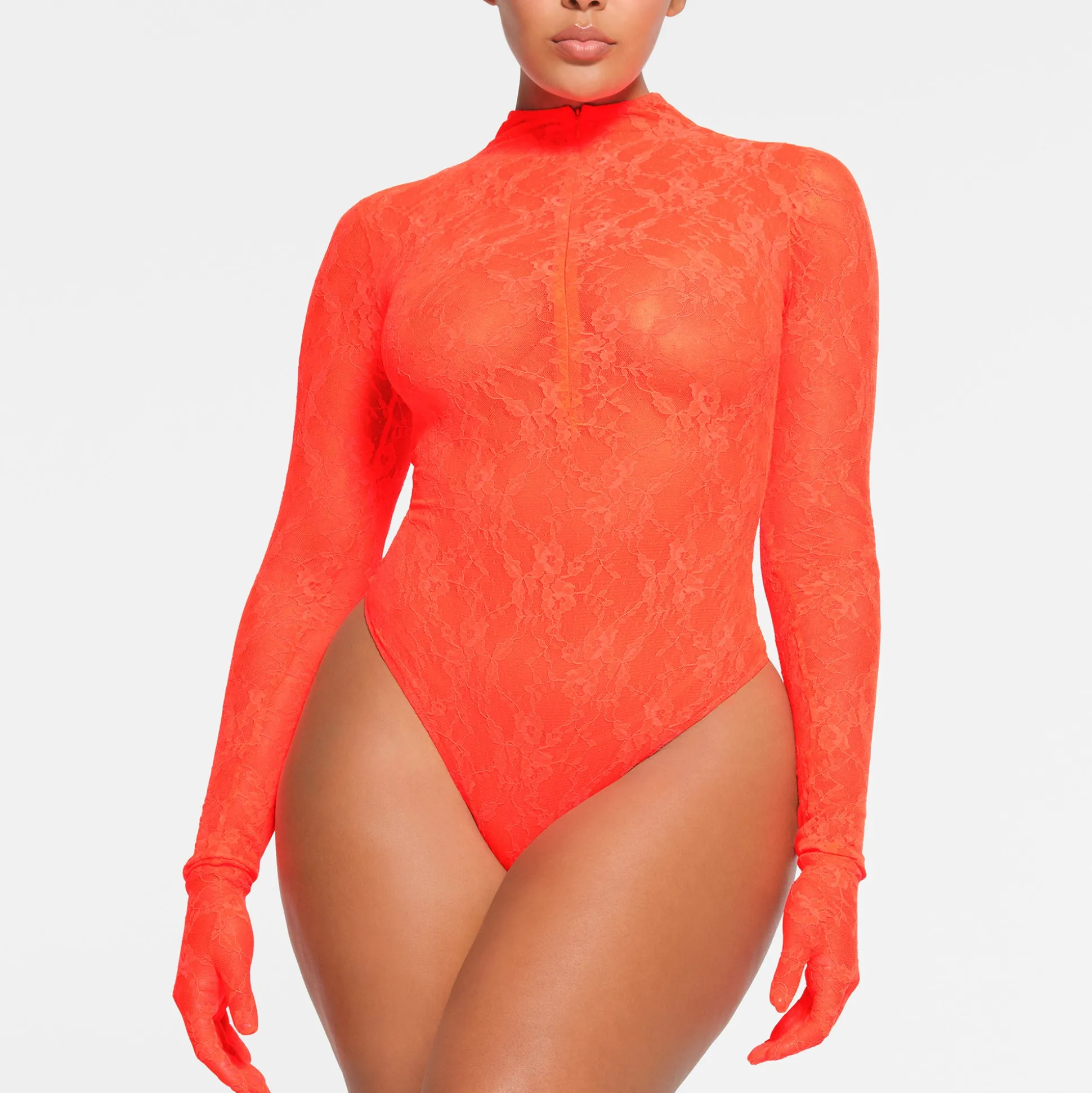STRETCH LACE GLOVES | SUNSET