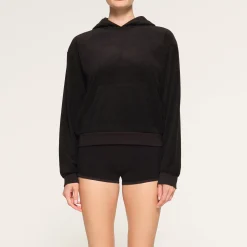 TERRY LOUNGE HOODIE | ONYX