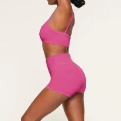 TERRY LOUNGE SEAMLESS SHORT SHORT | WATERMELON