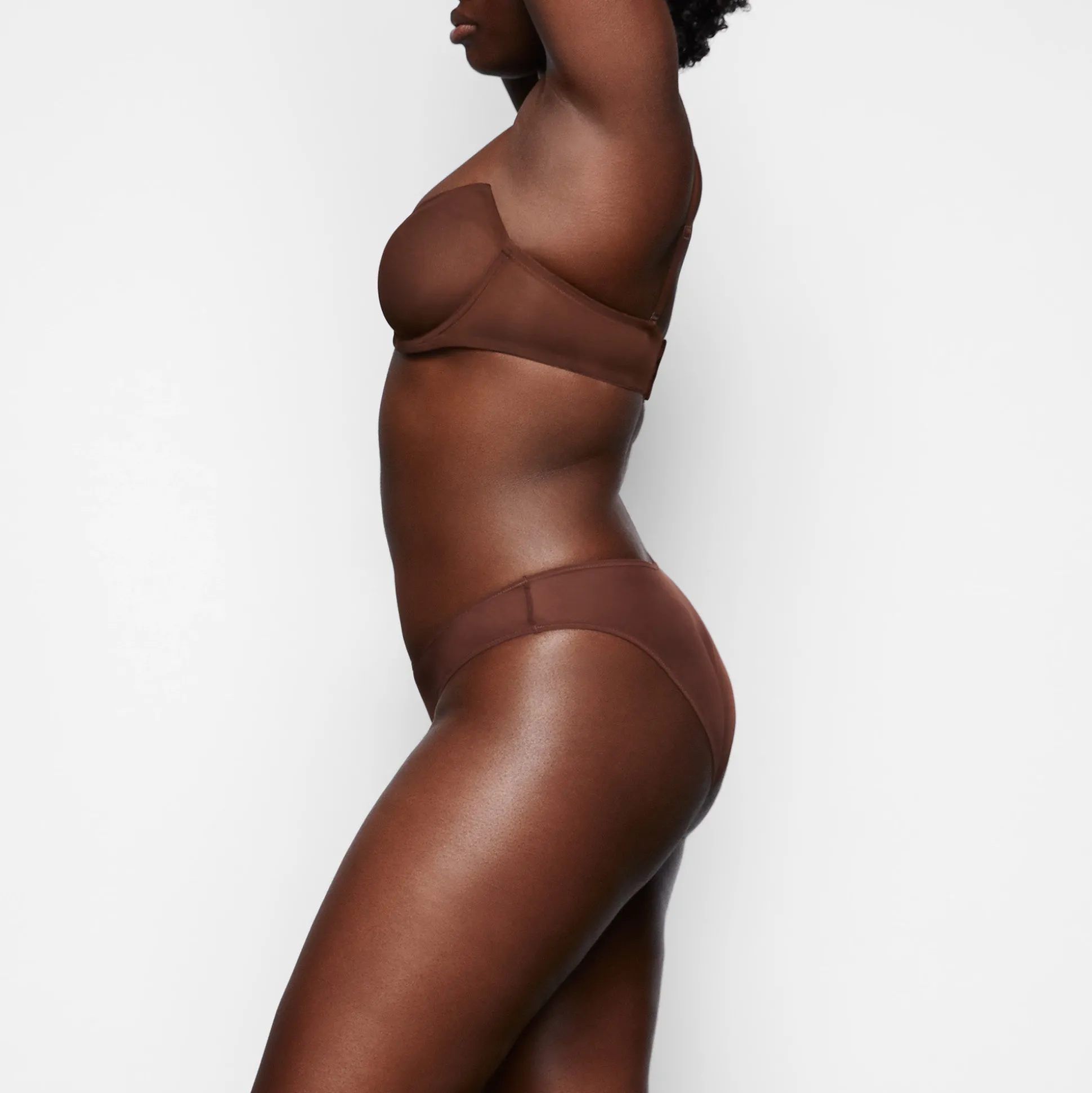 ULTRA FINE MESH BIKINI | MAHOGANY