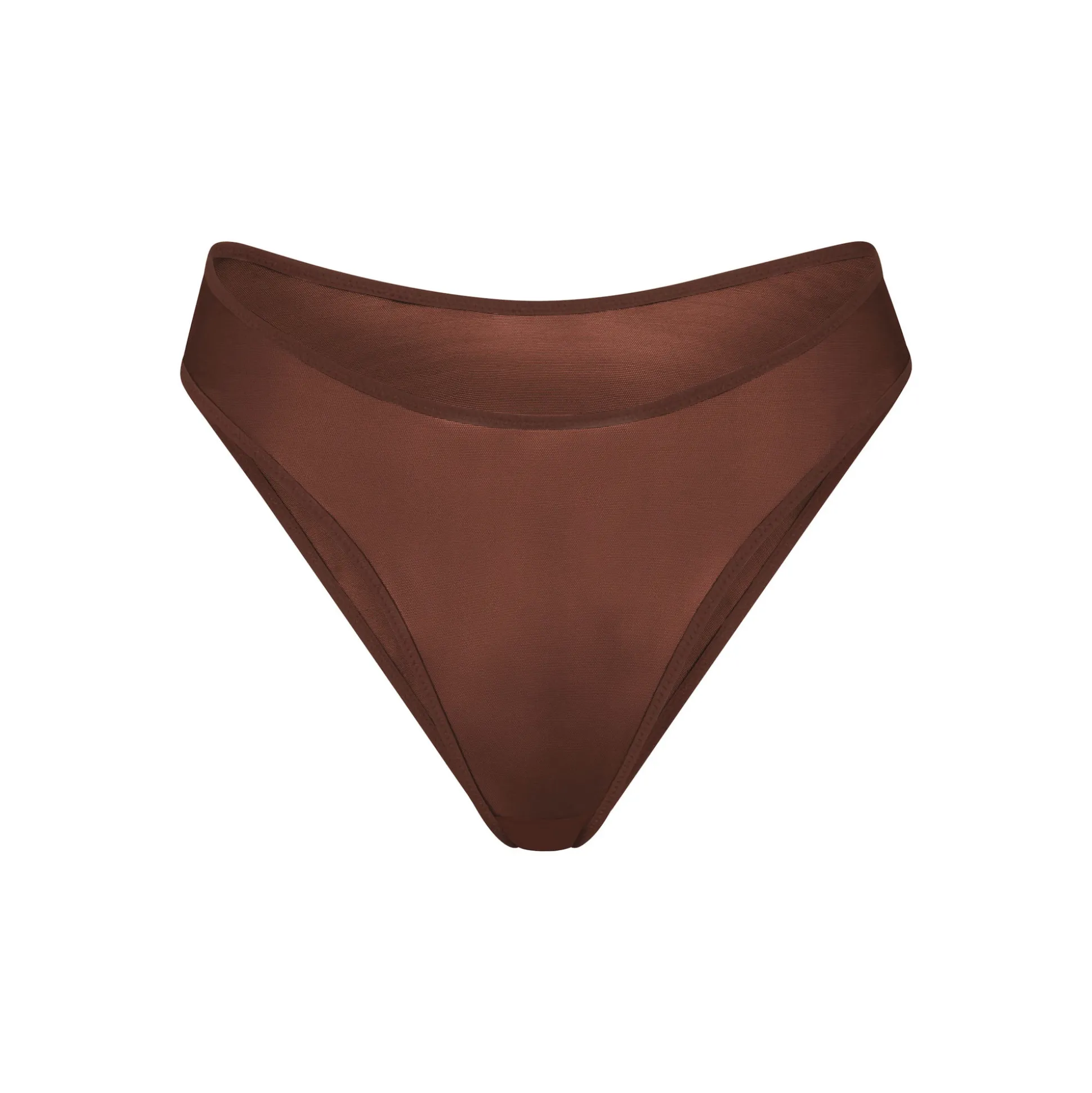 ULTRA FINE MESH BIKINI | MAHOGANY