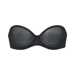 ULTRA FINE MESH STRAPLESS BRA | ONYX