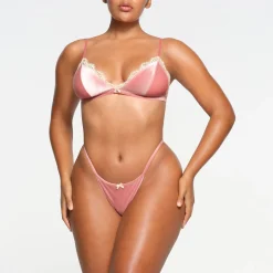 VELVET LACE BIKINI | TERRACOTTA