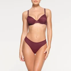 WEIGHTLESS DEMI BRA | WINE