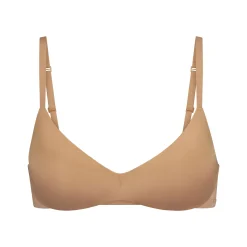WIRELESS FORM PUSH-UP PLUNGE BRA | OCHRE