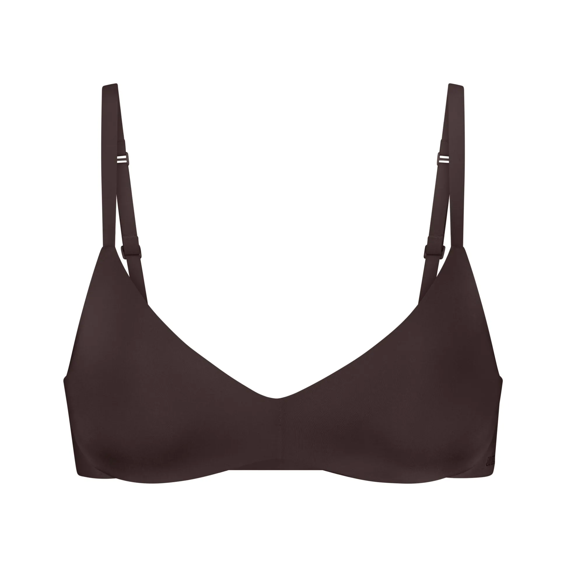 WIRELESS FORM PUSH-UP PLUNGE BRA | ESPRESSO