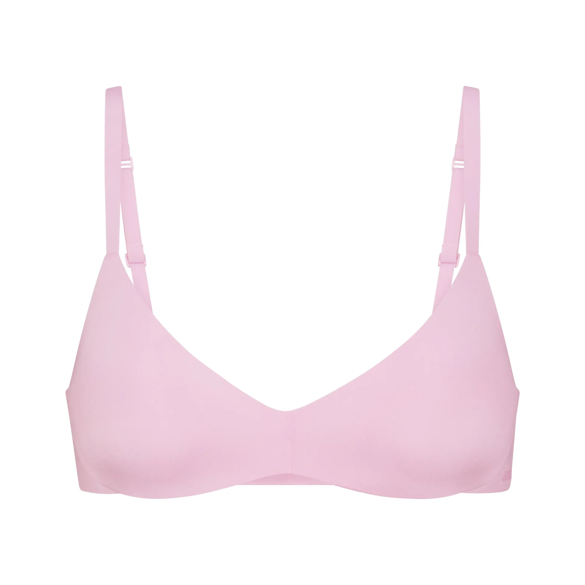 WIRELESS FORM PUSH-UP PLUNGE BRA | BABY PINK