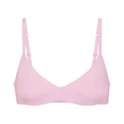 WIRELESS FORM PUSH-UP PLUNGE BRA | BABY PINK