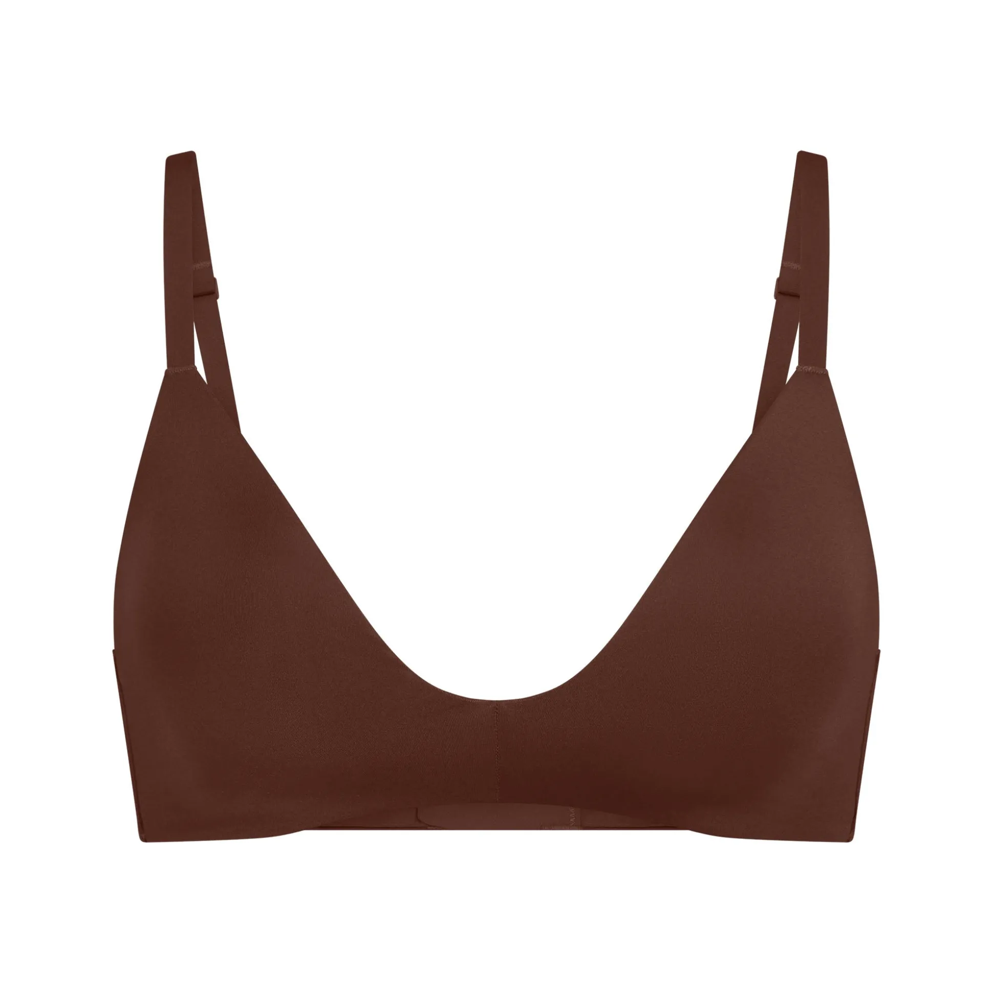WIRELESS FORM T-SHIRT DEMI BRA | COCOA