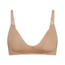 WIRELESS FORM T-SHIRT DEMI BRA | CLAY